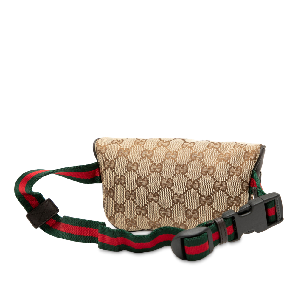Pre-Loved Gucci GG Canvas Web Childrens Belt Bag - Picture 2 of 8